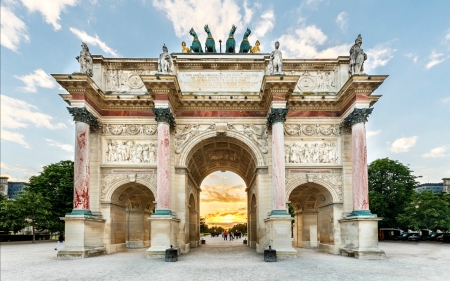 Arc de Triomphe, Paris - arc, paris, monument, wwii