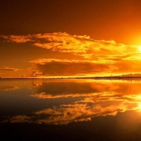 Great Sunset Reflection