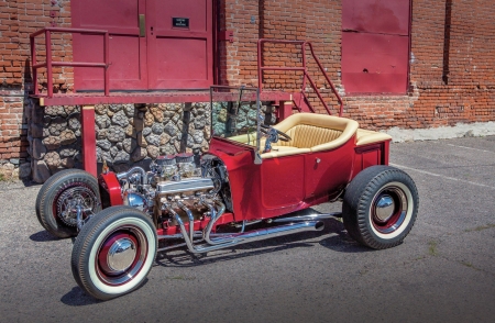 -T-Bucket - classic, ford, chrome, hotrod