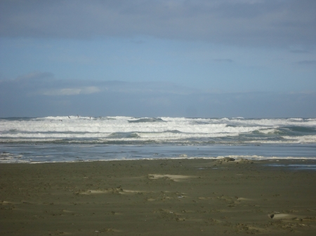 Pacific Ocean - waves, ocean, water, beach