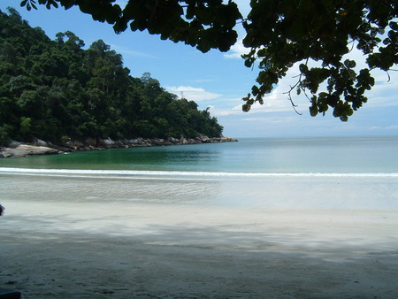 Beach at Pangkor Island - morning, pangkor beach