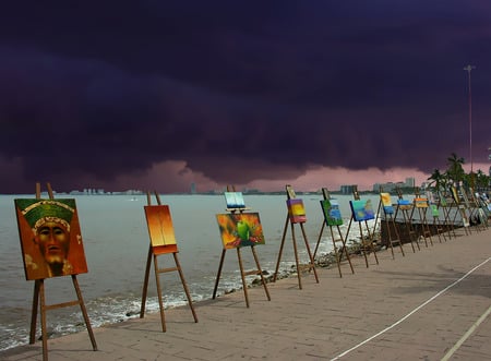 pictures - picture, water, beach