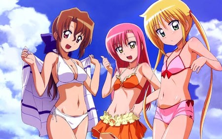 Hayate no Gotoku - hinagiku, nagi, bikini, maria, anime girl, hayate no gotoku