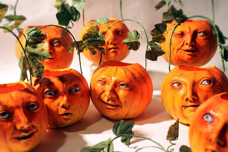 pumpkin people - patch, cute, people, pumpkin