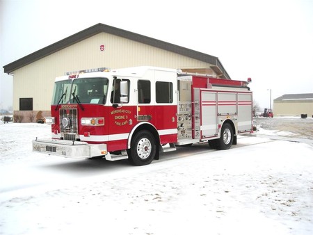 Firetruck - fire truck, usa, america