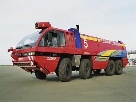 Airport Fire Truck (Germany) - german firetruck, fire truck, airport, airport fire truck, germany