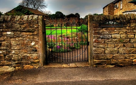 garden door - garden, door