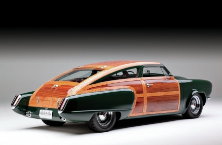 1951-Studebaker-Woodie - Wood, 1951, Classic, Green