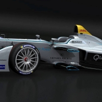 Formula E Racing Car