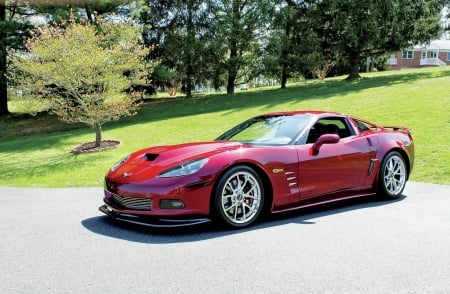 2006-Chevrolet-Corvette - Bowtie, GM, 2006, Maroon