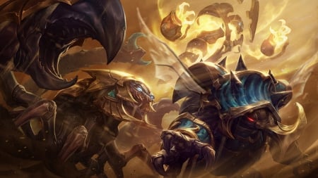 Guardian of the Sands Rammus Xerath Skarner - rammus, league, xerath, skarner, lol, Guardian of the Sands