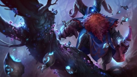 Elderwood Bard - elderwood bard, league, lol, bard