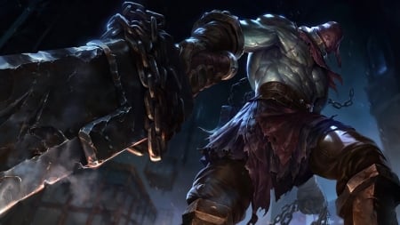 Nightmare Tryndamere - Nightmare Tryndamere, league, lol, tryndamere