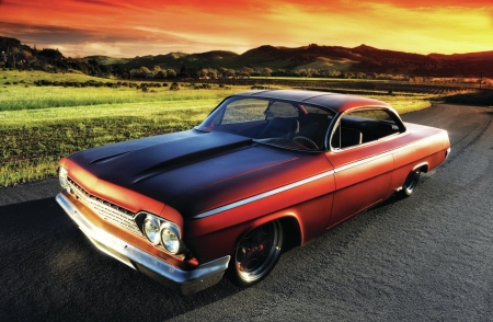 1962-Chevrolet-Bel-Air - Muscle, Bowtie, GM, Classic