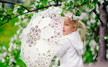 little girl - nice, beauty, people, eyes, photography, standing, belle, sightly, face, white, pretty, baby, childhood, umbrella, fair, cute, little, kid, bonny, adorable, dainty, girl, child, lovely, pure, comely, pink, desktopnexus, beautiful, sweet, blonde