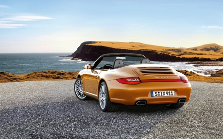 porsche 911 Carrera - cars, porsche, beach, 911