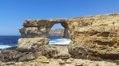 Azure Window - nature, beacg, fun, ocean, cool