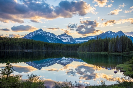 Banff National Park - lake, forest, cool, fun, nature, mountain