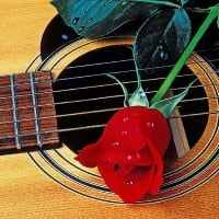 Rose on Guitar