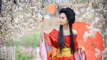 Spring Beauty - style, spring, girl, asian