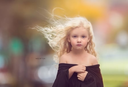 Little girl - meg bitton, girl, blonde, little, child