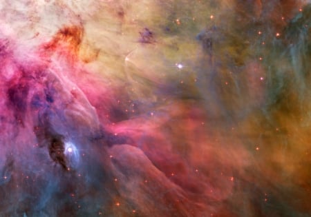 LL Orionis - star, Orionis, Space, LL, Orion, Colourful, Nebula