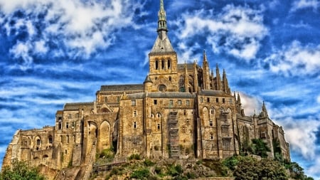 Castle - Houm, france, castle, normandy