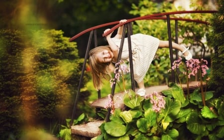 little girl - dainty, pretty, people, blonde, pure, pink, child, fair, face, bonny, Fun, kid, childhood, sightly, DesktopNexus, Tree, beautiful, photography, girl, beauty, lovely, sweet, baby, Belle, comely, smile, white, nature, cute, little, adorable, Standing