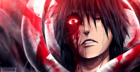 Hell - spiral zetsu, blood, hell, anime, sharingan, manga, naruto, uchiha clan, obito uchiha, mangekyo sharingan