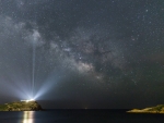 The Milky Way over the Temple of Poseidon