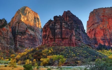 mountains - fun, nature, field, mountains, cool