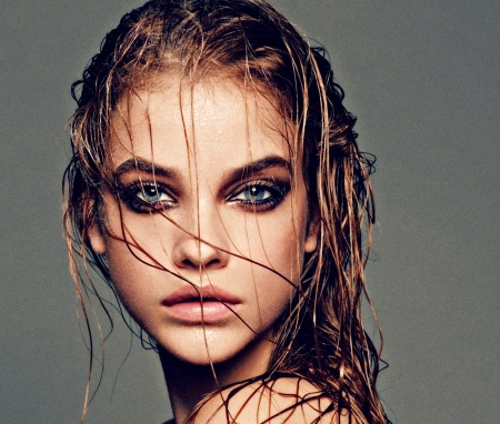 Barbara Palvin - woman, face, girl, wet, barbara palvin, model