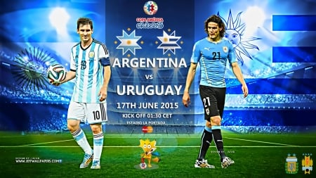 ARGENTINA - URUGUAY COPA AMERICA 2015 - cavani wallpaper, COPA AMERICA, fc barcelona, COPA AMERICA wallpaper, lionel messi wallpaper, COPA AMERICA 2015, messi, cavani, lionel messi