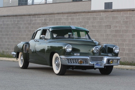 Ultra Rare Tucker 48 - classic, dk green, tucker, whitewalls