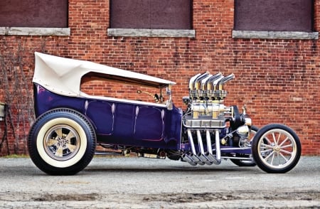 1923 Rat Tub - big motor, classic, purple, hotrod