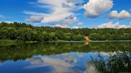 LAKE SHORE VIEW - BEAUTIFUL, NATURE, BEAUTY, LAKE