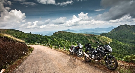 Wonderful Landscape - road, bike, mountains, nature