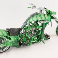 harley davidson green cobra