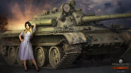 Girls in World of Tanks - Beauty, Female, Girls, Tanks, World, Models