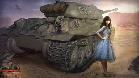 Girls in World of Tanks - Beauty, Girls, Tanks, World, Models