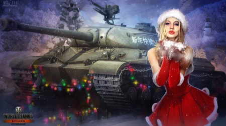 Girls in World of Tanks - girls, tanks, models, world