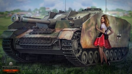 Girls in World of Tanks - World, Models, Girls, Tanks