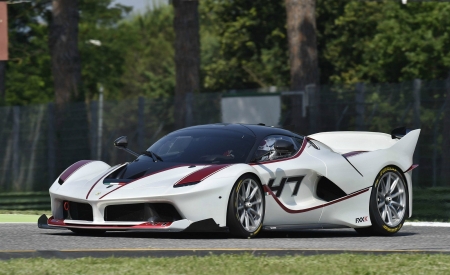 2015 Ferrari FXX K - sports car, white, 2015, racer