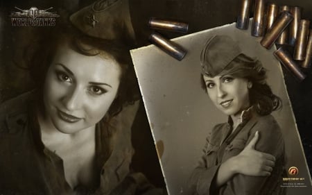 Girls in World of Tanks - girls, tanks, models, world