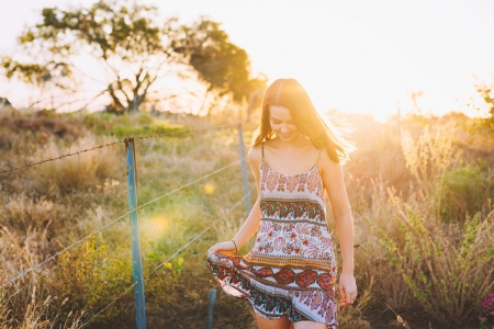 Model - girl, women, walk, Model