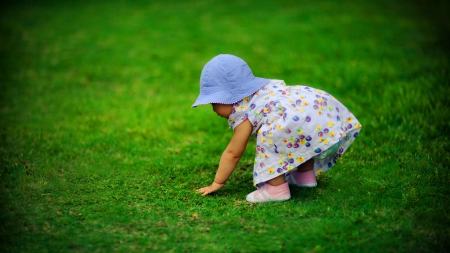 Cute Little Girl - wide screen, portrait, photography, little girl, photo