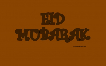 Eid Mubarak - design, wallpaper, photo, happy