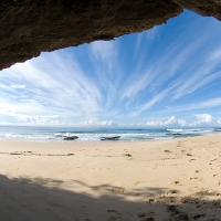 Beach cave