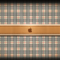 apple logo burberry edition 