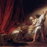 The Lock by Jean-HonorÃ© Fragonard